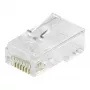 Equip Kit de conetores Cat6 RJ45 UTP não blindado (100 unid.) - transparente