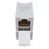 Equip Cat6A Acoplador Keystone blindado 1xRJ45 Calha DIN cinzento