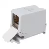 Equip Cat6A Acoplador Keystone blindado 1xRJ45 Calha DIN cinzento