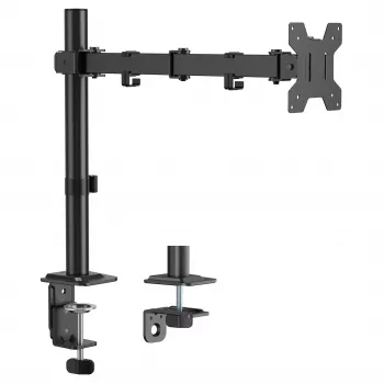 Equip Suporte de mesa para ecrãs 17-32 polegadas, rotação 360°, 10 kg, preto