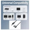 Equip Adaptador Gigabit USB-C / USB-A para RJ45 Ethernet - Preto