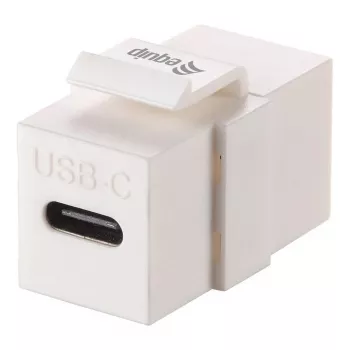 Equip Acoplador Keystone USB 3.2 Gen 2 USB-C para USB-C fêmea a fêmea, Branco