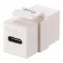 Equip Acoplador Keystone USB 3.2 Gen 2 USB-C para USB-C fêmea a fêmea, Branco