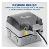EQUIP Caixa de superfície 1 porta Keystone não blindada exterior cinzento IP44