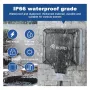 EQUIP Caixa de superfície 1 porta Keystone não blindada exterior cinzento IP44