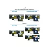 Adaptador USB-C 4-em-1 Dual-HDMI EQUIP com 100W PD, 4K MST, Alumínio