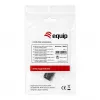Equip Acoplador Keystone USB-C, USB 3.2 Gen 2, conector fêmea USB-C para fêmea, preto
