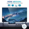 Adaptador multiportas EQUIP USB-C com 2x HDMI, RJ45, 2x USB-A, USB-C PD 100W, Cinzento
