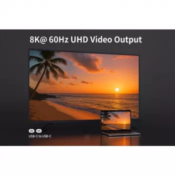 Cabo ótico ativo USB-C para C EQUIP 7,5 m 8K 60 Hz PD 60 W 10 Gbit/s preto