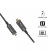 Cabo ótico ativo USB-C para C EQUIP 7,5 m 8K 60 Hz PD 60 W 10 Gbit/s preto