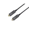 Cabo ótico ativo USB-C para C EQUIP 7,5 m 8K 60 Hz PD 60 W 10 Gbit/s preto
