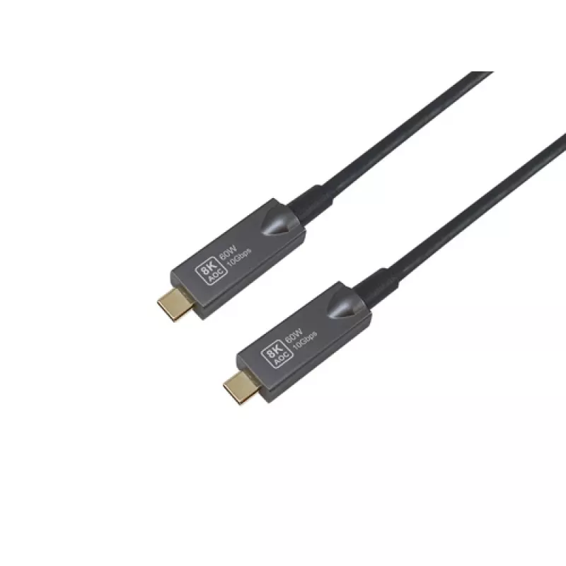Cabo ótico ativo USB-C para C EQUIP 7,5 m 8K 60 Hz PD 60 W 10 Gbit/s preto