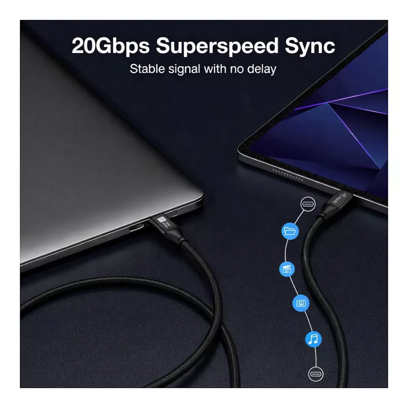 EQUIP Adaptador USB-C para USB-C + HDMI com 100W PD, 4K/60Hz, alumínio