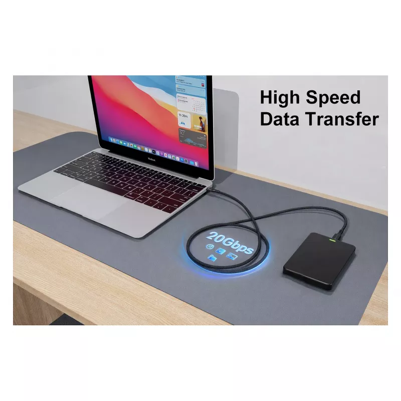 EQUIP Adaptador USB-C para USB-C + HDMI com 100W PD, 4K/60Hz, alumínio
