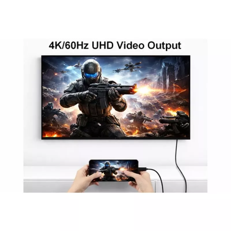 Equip adaptador USB-C para USB-C + HDMI com Power Delivery de 100W, 4K 60Hz, alumínio