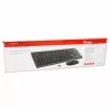 Equip Conjunto de teclado e rato sem fios - Layout alemão - Preto