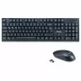 Equip Conjunto de teclado e rato sem fios - Layout alemão - Preto