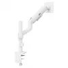 Suporte de secretária com mola a gás ERGO OFFICE ER-691 W para monitores de 17-32 polegadas até 10 kg, branco mate