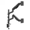 Suporte de secretária para dois monitores ERGO OFFICE ER-692, braço a gás, para 17-32