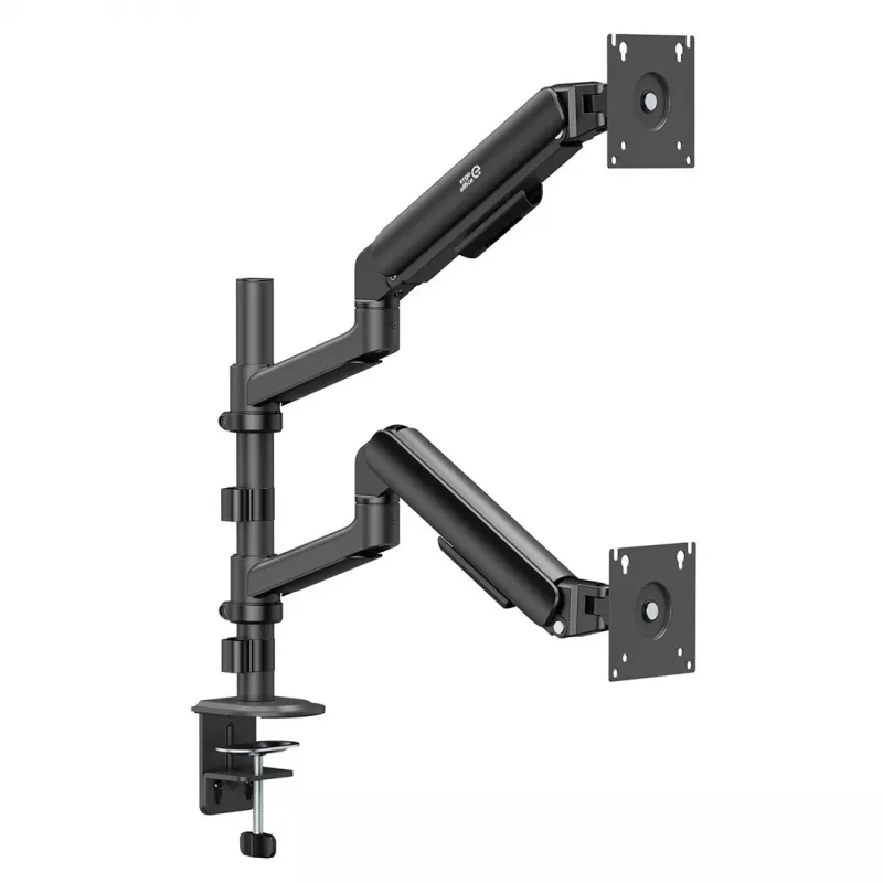 Suporte de secretária para dois monitores ERGO OFFICE ER-692, braço a gás, para 17-32