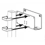 Ergotron Suporte de montagem periférico para poste 3x3, aço, preto (60-158-100)