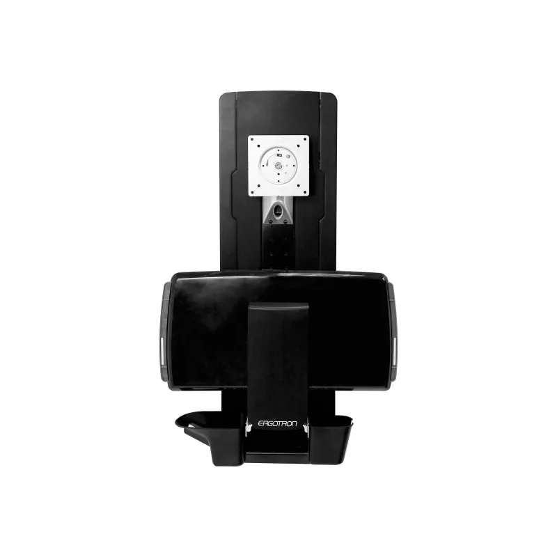 Ergotron Sit-Stand Vertical Lift, Patient Room - kit de montagem (apoio de pulso, suporte para rato, calha de ajuste vertical, suporte para leitor de códigos de barras, prateleira para teclado, braço para monitor, prateleira retrátil para rato)