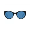 Óculos de sol unissexo ERMENEGILDO ZEGNA ZC0009-01V50 - armação preta em acetato, lentes cinzentas 50/23/145 mm