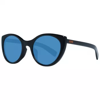 Óculos de sol unissexo ERMENEGILDO ZEGNA ZC0009F01V53 - Armação preta, lentes cinzentas degradê 53/23/150 mm