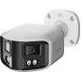 Ernitec Deimos Ultra Câmara IP Bullet 8MP com objetiva panorâmica de 180°, visão noturna IR e luz branca, PoE, IP66, compatível com NDAA (0070-08130)