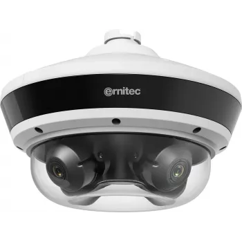Ernitec Saturn Ultra Câmara panorâmica 5MP com objetiva varifocal motorizada, 40m IR, PoE+, IP67, IK10, NDAA 0070-08128