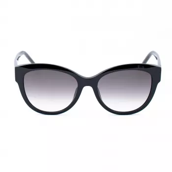 Óculos de sol de mulher ESCADA SESD99-550700 - Armação de acetato preta com lentes cinzentas degradê - 55/18/140 mm