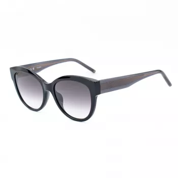 Óculos de sol de mulher ESCADA SESD99-550700 - Armação de acetato preta com lentes cinzentas degradê - 55/18/140 mm