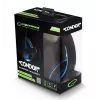 Headset gaming com fios Esperanza EGH300B com microfone, over-ear, preto e azul