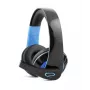 Headset gaming com fios Esperanza EGH300B com microfone, over-ear, preto e azul