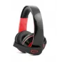 Headset gaming com fios Esperanza EGH300R com microfone de arco omnidirecional, preto/vermelho