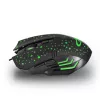 Rato gaming ótico com fios Esperanza EGM212, 2400 DPI, 6 botões, USB, destro, preto