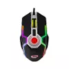 Esperanza EGM701 Mangora Rato gaming com fios 8D, iluminação RGB, 7200 DPI, sensor ótico, 6 botões, cabo entrançado, para destros, preto