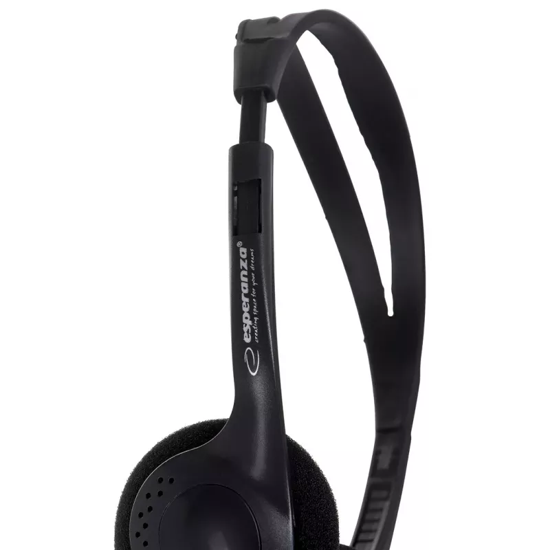 Esperanza EH102 headset com microfone com fios - preto