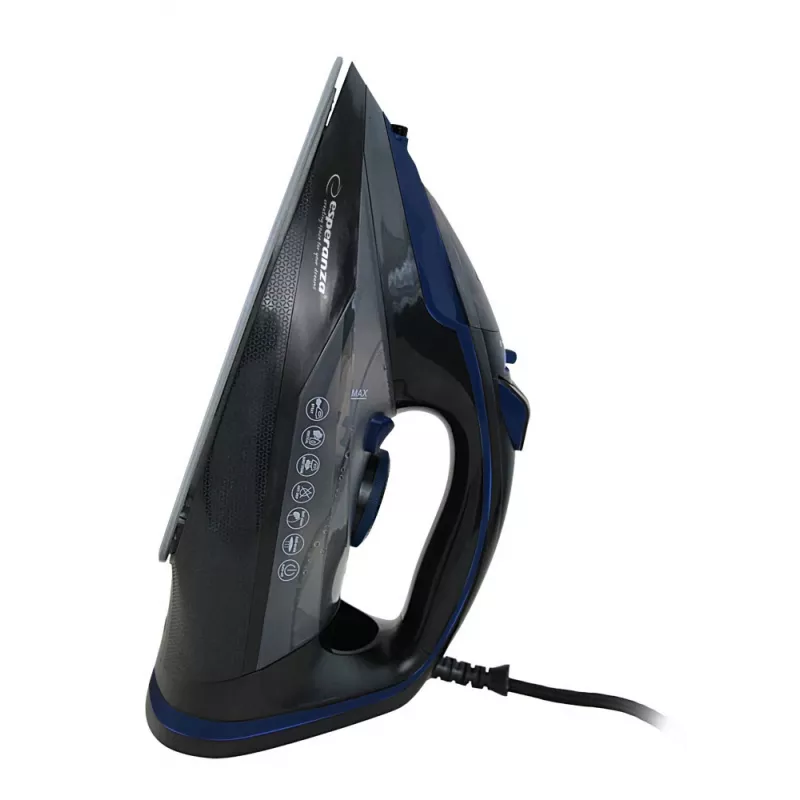 Esperanza EHI012 Ferro de engomar 2600W com base cerâmica, preto
