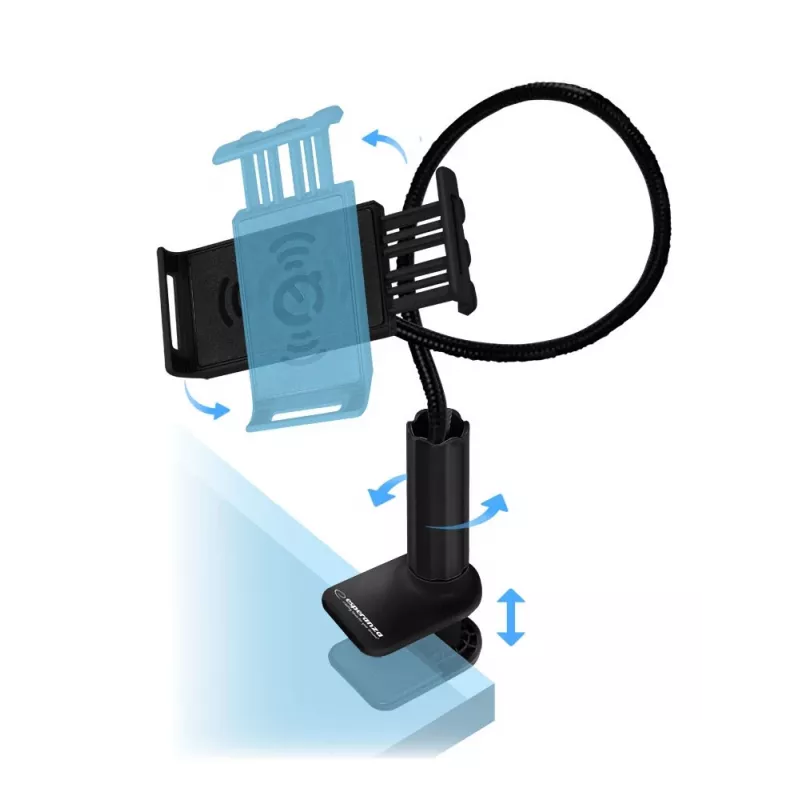 Esperanza EMH142 Suporte de secretária para smartphones e tablets, preto
