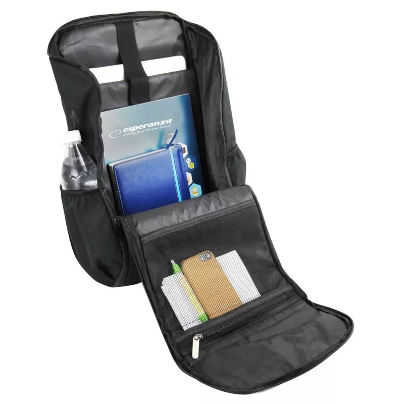 Esperanza ET199 Mochila para portátil 15,6 polegadas preto