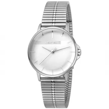 ESPRIT Relógio de quartzo para mulher ES1L065M0065 32mm aço inoxidável prateado
