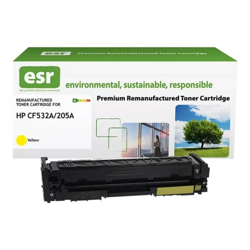 Tinteiro de toner recondicionado ESR compatível com HP CF532A amarelo 1.600 páginas
