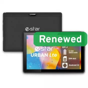 Tablet ESTAR Renewed Grade A 10,1 URBAN 4GB preto 64GB Android