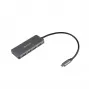 ESTUFF ES623007 Hub de Carregamento USB-C 165W GaN 4 Portas Power Delivery Cinzento Espacial