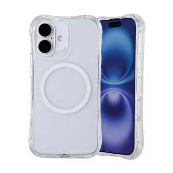eSTUFF INFINITE (GRS) PORTO Capa para iPhone 15 Pro – Parte traseira verde em plástico reciclado com suporte MagSafe e carregamento sem fios ES67142100