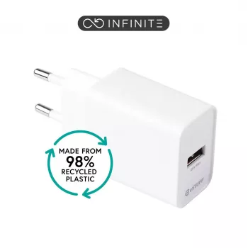 ESTUFF INFINITE (GRS) Carregador USB-A 20W branco EU
