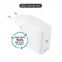 Carregador USB-C ESTUFF INFINITE (GRS) – carregador de parede 20W com Power Delivery 3.0 e Quick Charge 3.0, branco