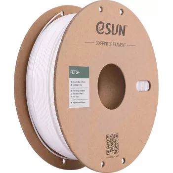 eSUN PETG+ 1,75mm branco 1kg bobina de cartão filamento para impressora 3D PETG+175W1P1