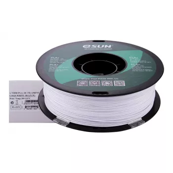 Filamento para Impressão 3D ESUN PLA+ 1,75 mm Branco-frio 1 kg